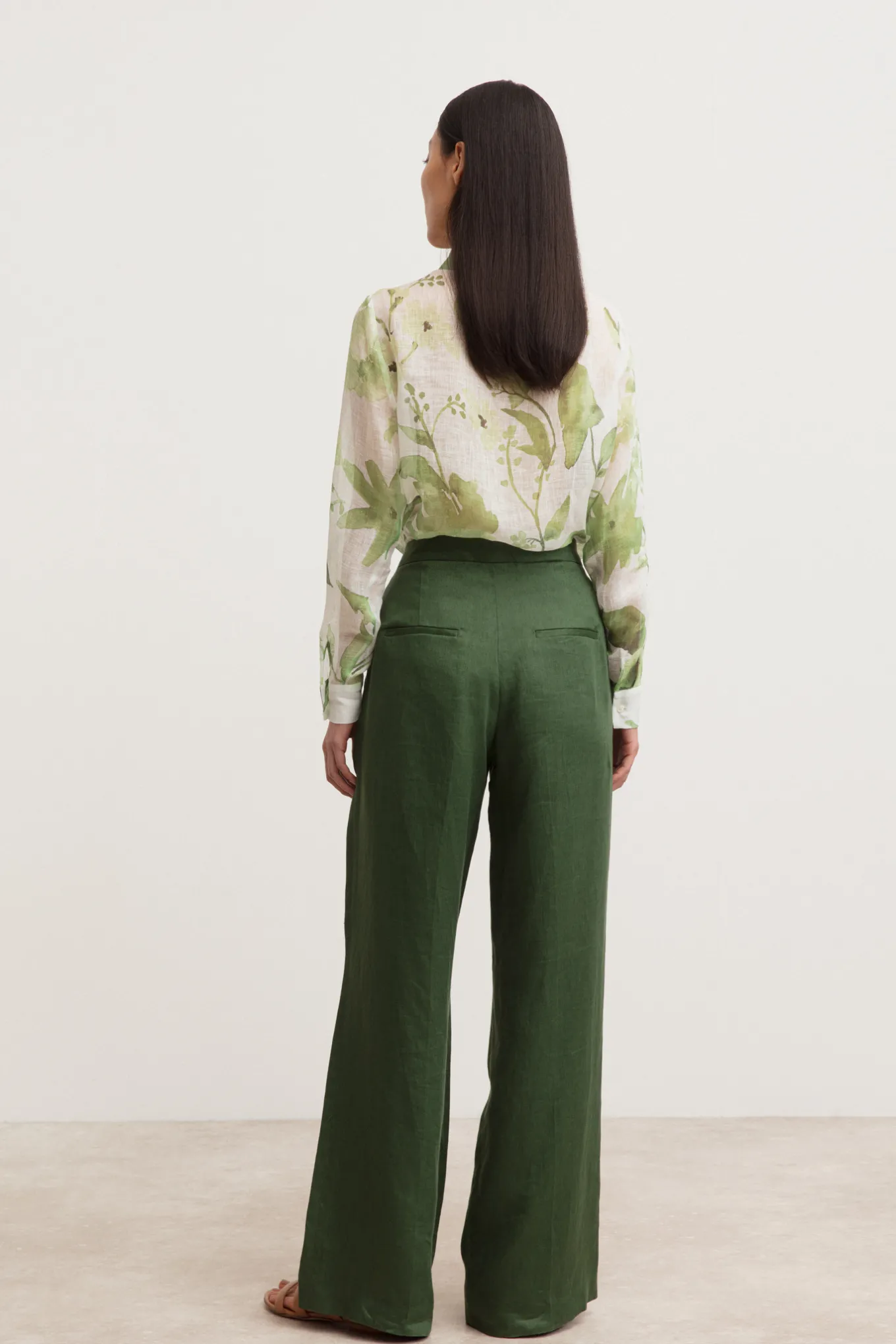 Iris von Arnim CARMEN LINEN PRINTED-Damen Leinen