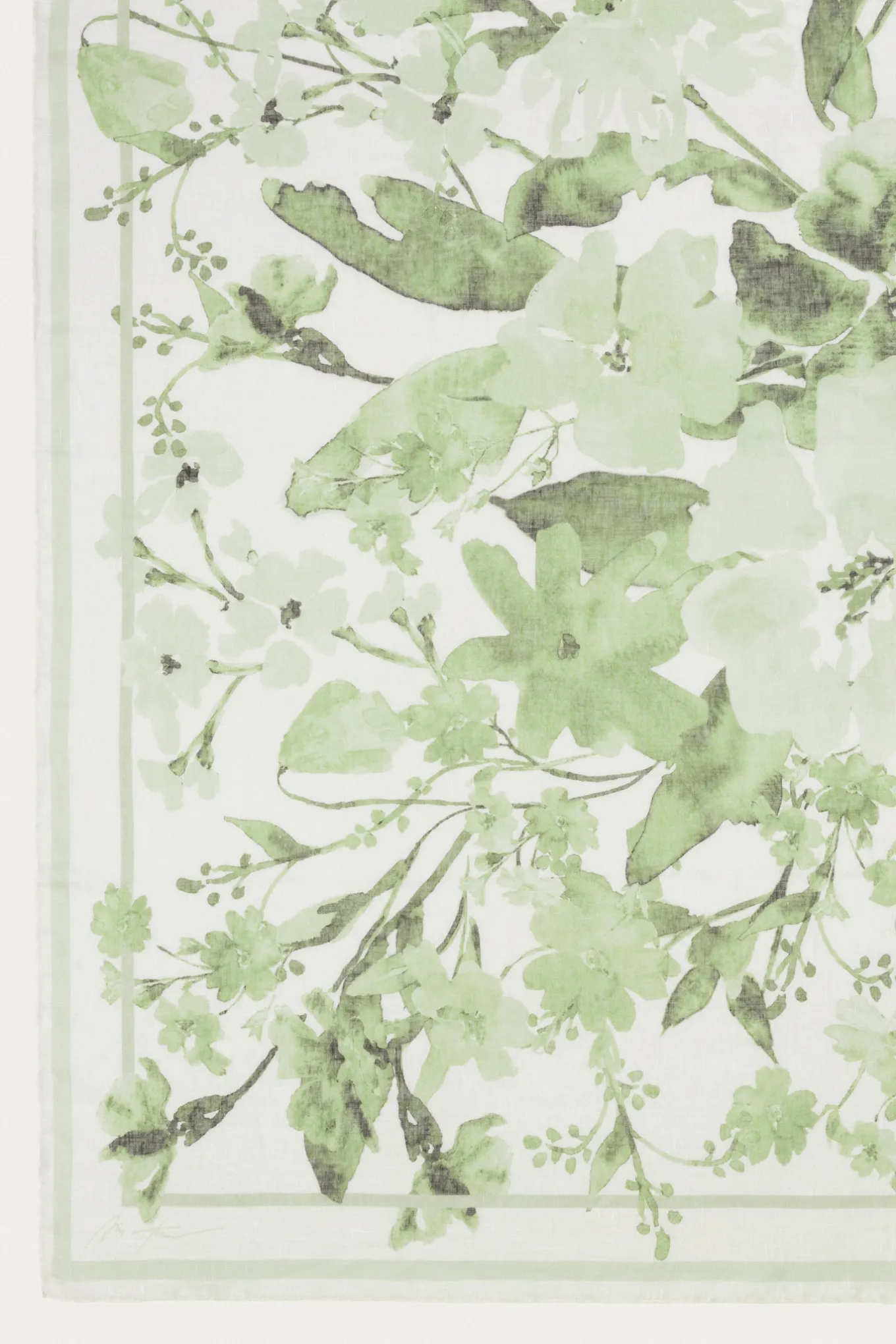 Iris von Arnim IRIS LINEN FLOWER-Damen Schals & Tücher