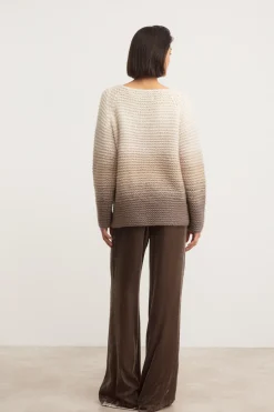 Iris von Arnim RAINBOW V-NECK-Damen Pullover